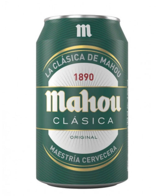 Cerveza Mahou verde